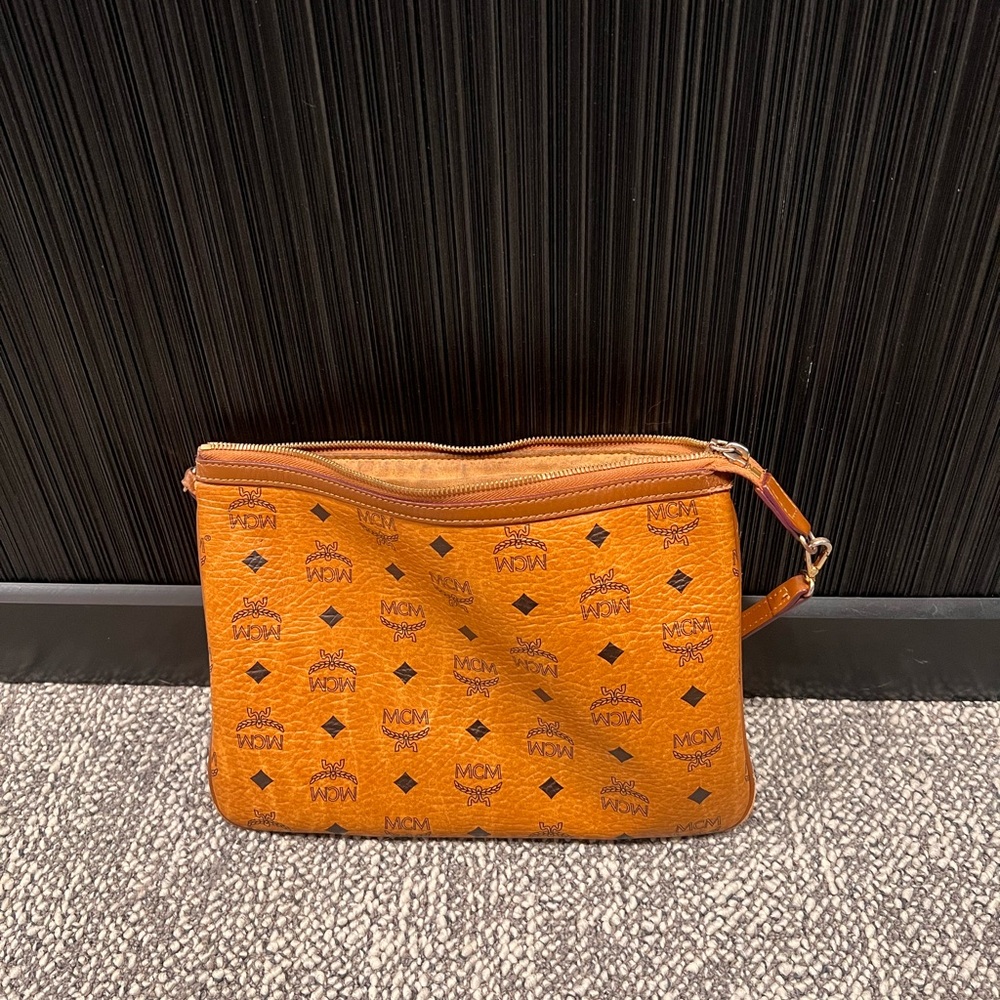 MCM Vibrant Orange Pouch